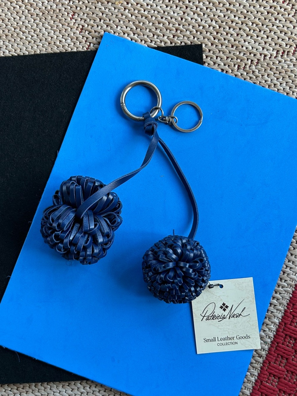 PATRICIA NASH (NWT) Leather Key Chain or Bag Charm - Picture 6 of 6